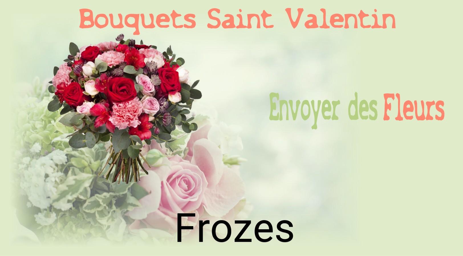 Roses de Saint-Valentin livrées à Frozes